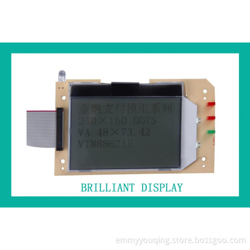 FSTN 240 X160 Dots LCD Modules with RoHS Certification (VTM88621E)